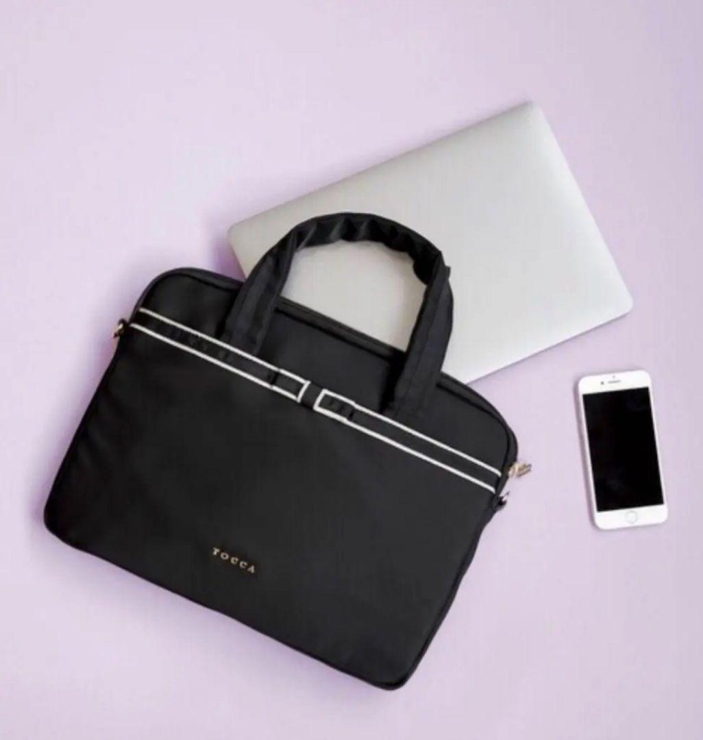 トッカ パソコンバッグ PCバッグ TOCCA ブラック　 雑誌掲載