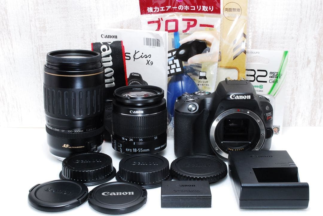 ❤️超望遠レンズ付❤️ダブルレンズ❤️Wi-Fi搭載機❤️ Canon Kiss X9
