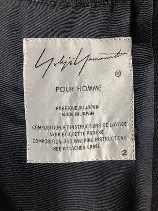 yohji yamamoto pour homme 20-21aw 白腕章