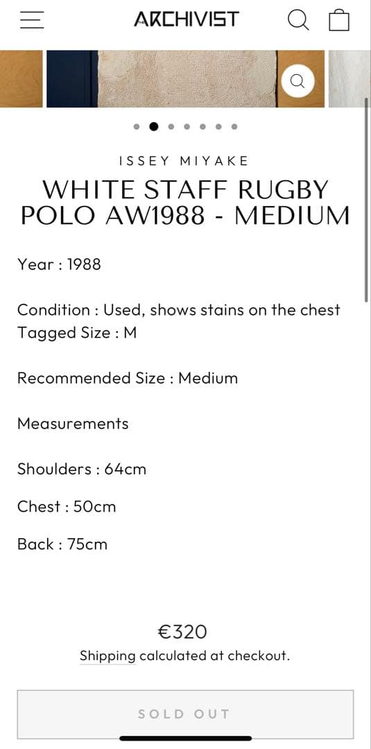 ISSEY MIYAKE 1988-1989 AW ポロシャツ