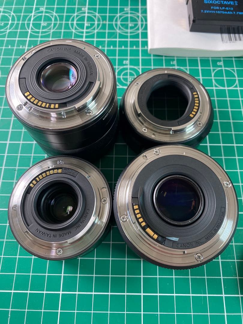 【美品】Canon EOS M100 ブラック レンズ複数本セット 動作確認済