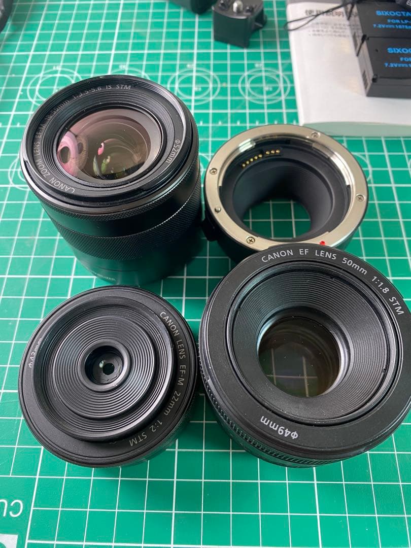 【美品】Canon EOS M100 ブラック レンズ複数本セット 動作確認済