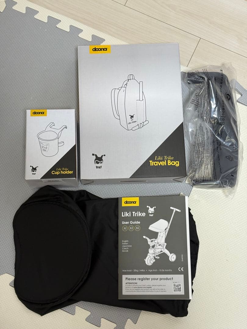 doona Liki Trike S3バケーションセットリキトライク カーキ