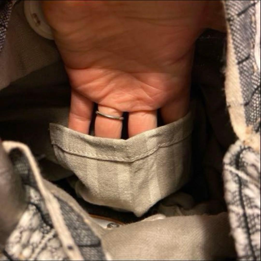 エバゴス×ウサギ プゥ トワ 限定 紅藤 シェニール織りパッチワーク カゴバッグ