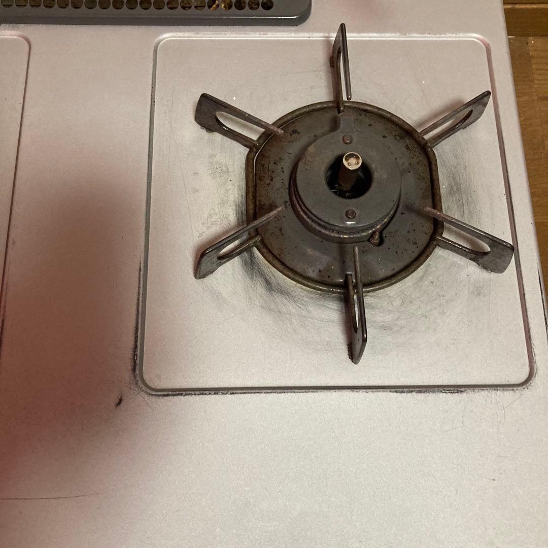 LPガス用 2口ガスコンロ ハーマン LG2255L 電池 ホース付き