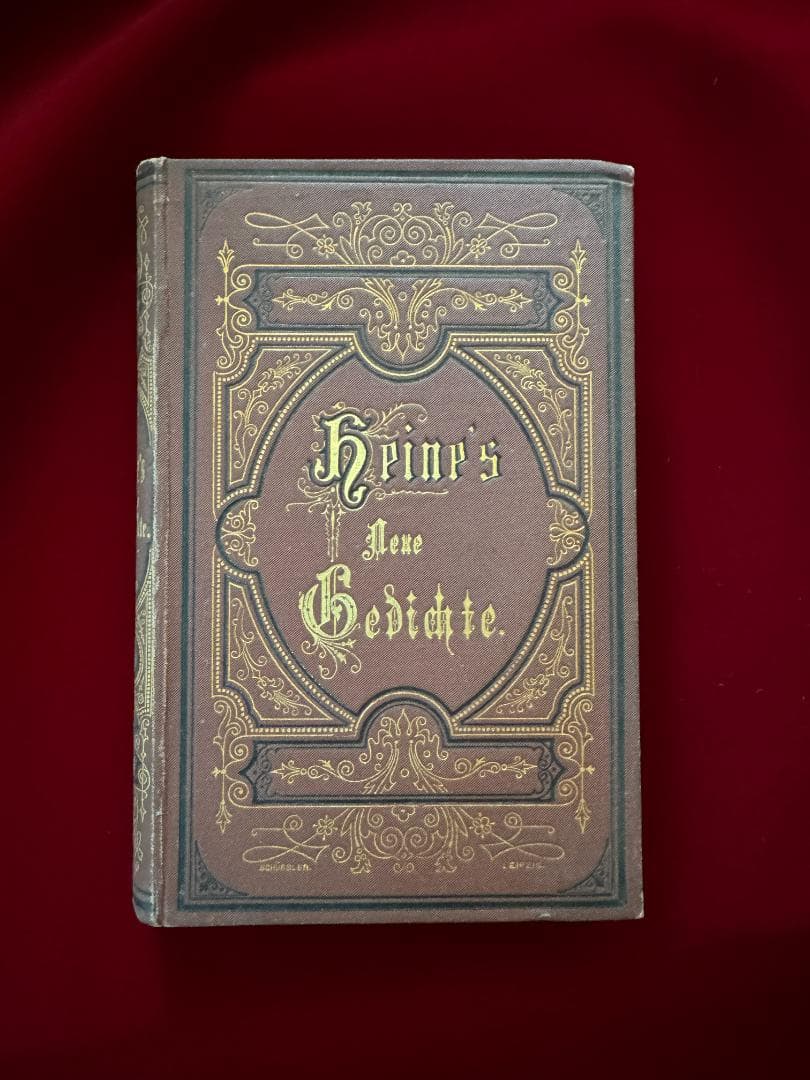 1876年　ハインリヒ・ハイネ　アンティーク　洋書　古書　ドイツ　レア