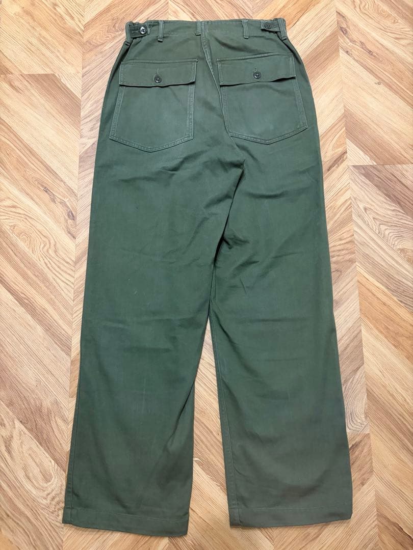実物 60s US ARMY ベイカーパンツ 初期型 w32 サイドアジャスター