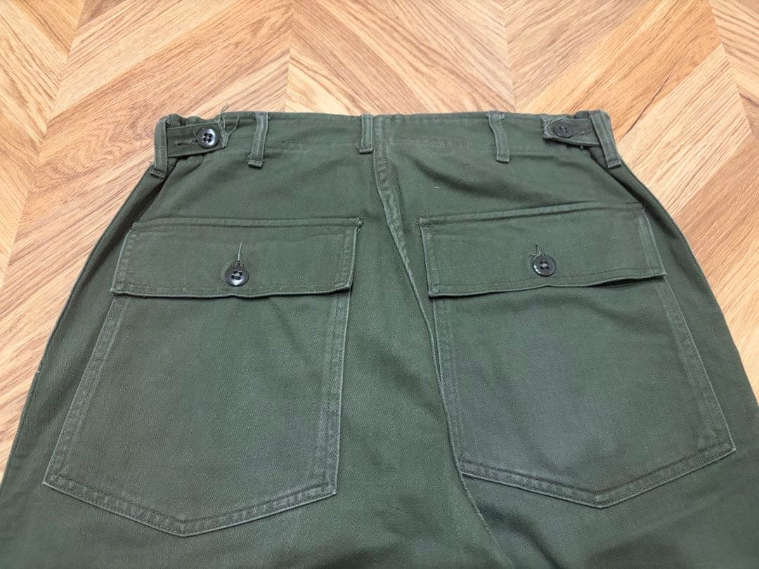 実物 60s US ARMY ベイカーパンツ 初期型 w32 サイドアジャスター