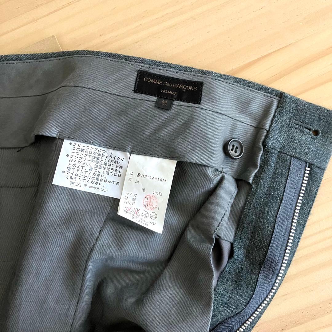タグ付 新品未使用 1994 コムデギャルソンオム 2タック ウールパンツ M