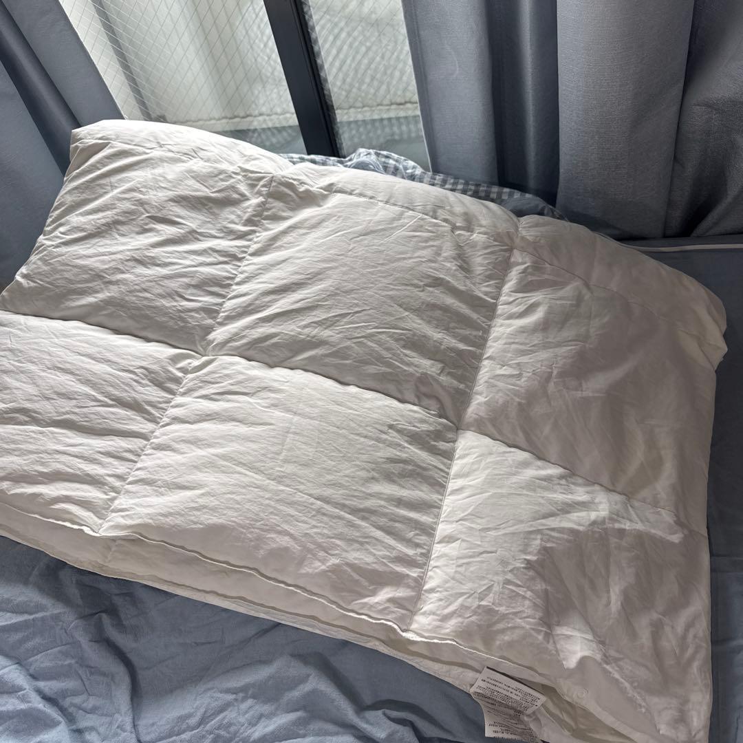 ニトリ NT-102 2枚合わせ 羽毛布団 ダウン 80% シングル 掛けふとん