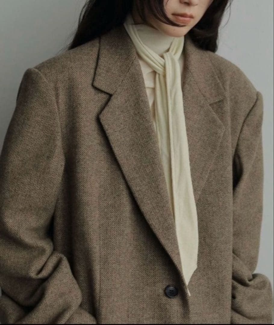 anuke Herringbone Wool Jacket 36 新品未使用