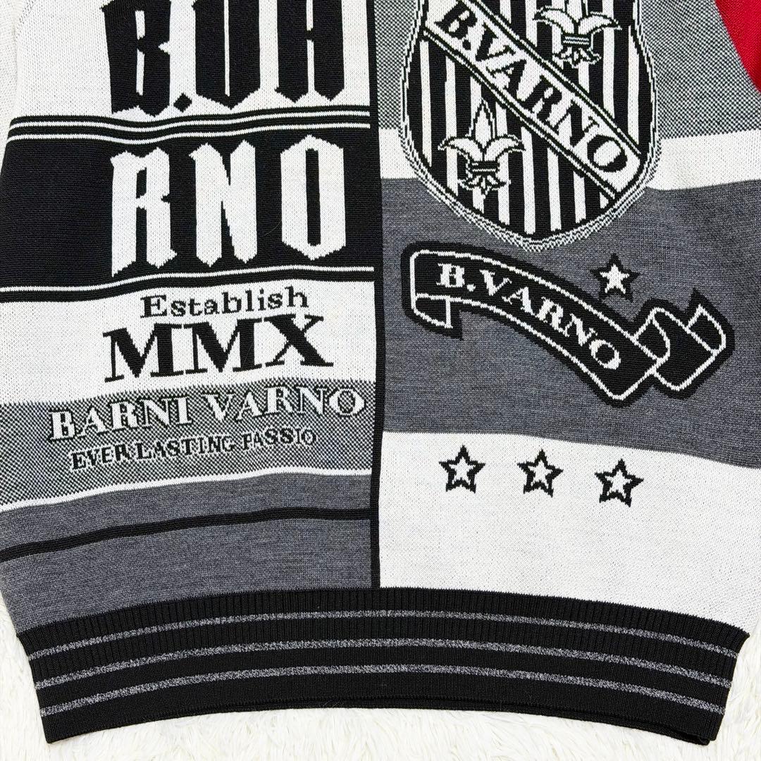 BARNI VARNO バーニヴァーノ ニット セーター 総柄 L