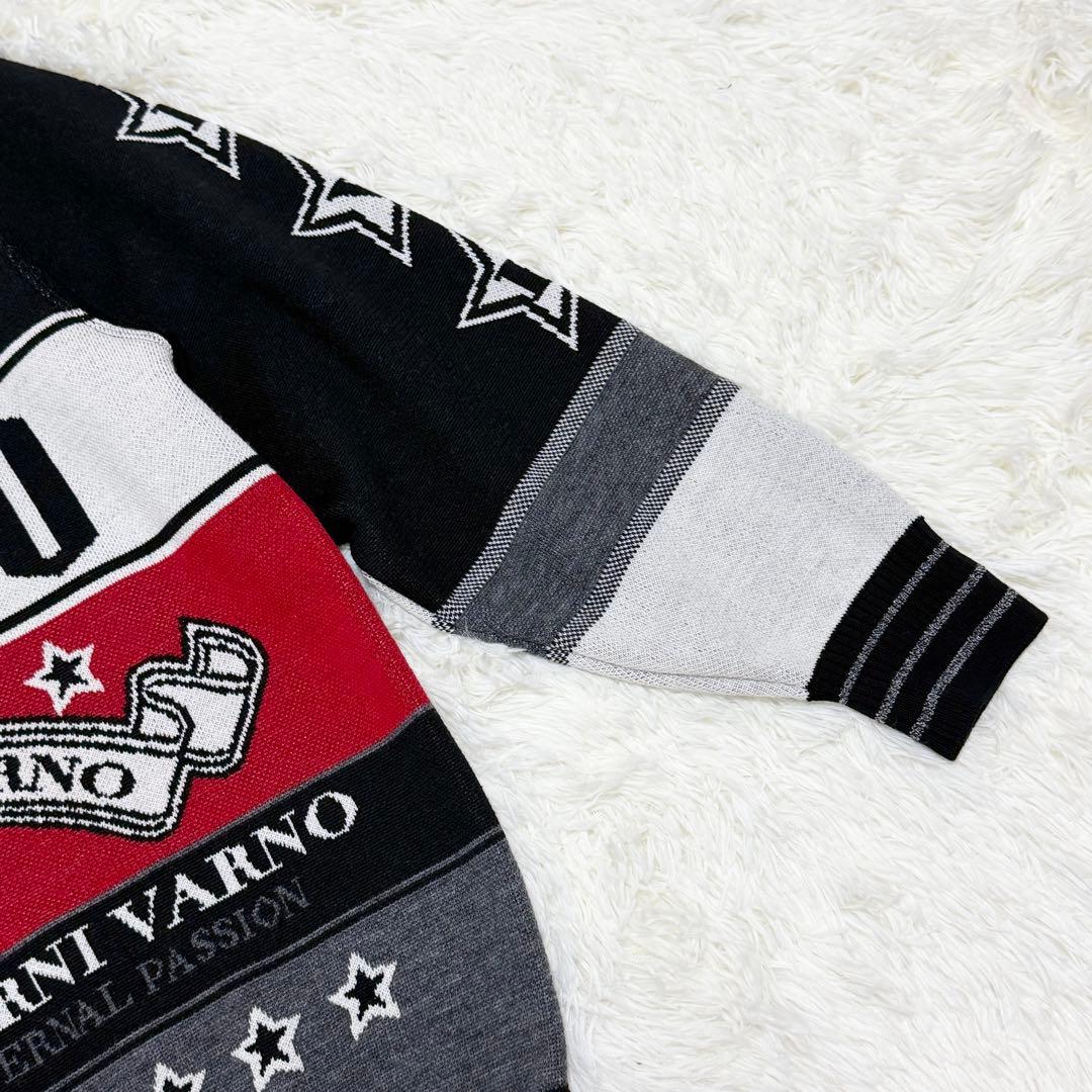 BARNI VARNO バーニヴァーノ ニット セーター 総柄 L