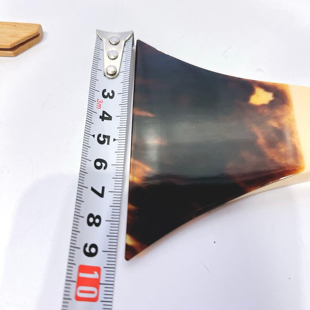 【一枚甲】　三味線　高級　撥　バチ　良品　鼈甲　べっこう