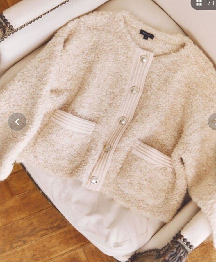 TOCCA LOP EARED POODLE ニットアウター