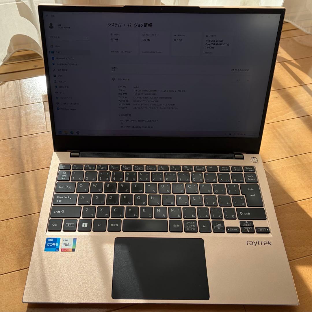Windowsノート本体 THIRDWAVE raytrek X4-T