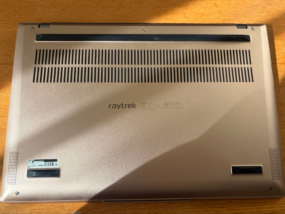 Windowsノート本体 THIRDWAVE raytrek X4-T