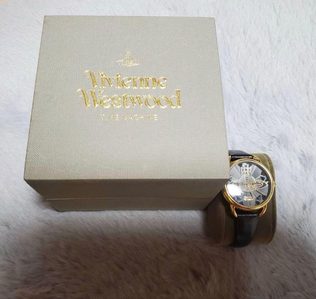 Vivienne Westwood 時計 ブラック/ゴールド