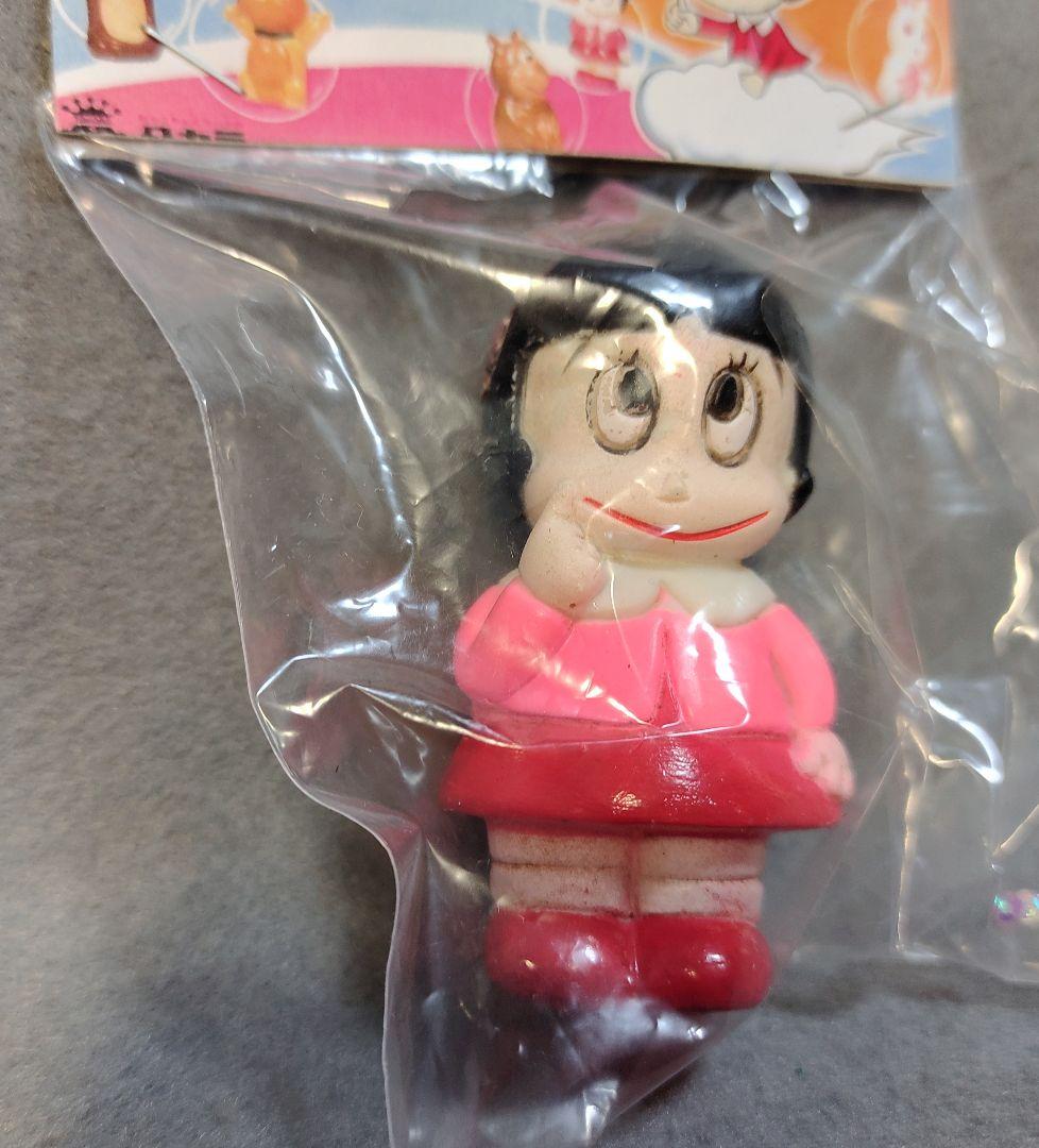 昭和レトロ 旧タカラ さるとびエッちゃん ソフビ指人形