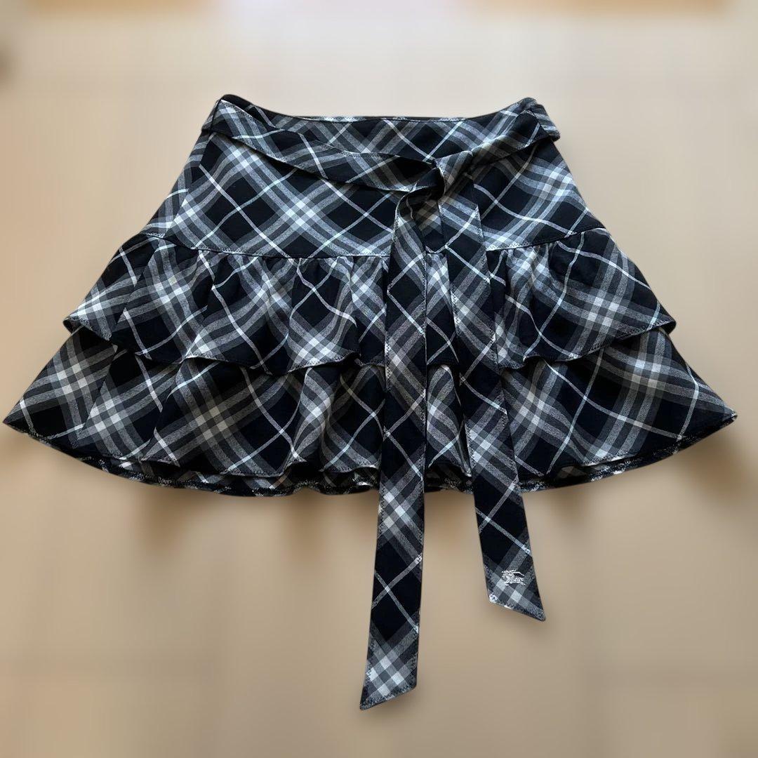 美品BURBERRY BLUE LABEL プリーツスカート ノバチェック