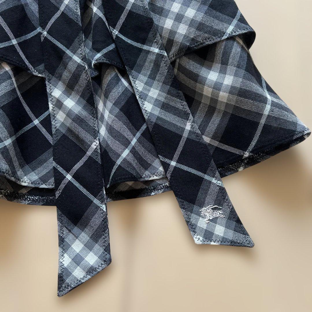 美品BURBERRY BLUE LABEL プリーツスカート ノバチェック