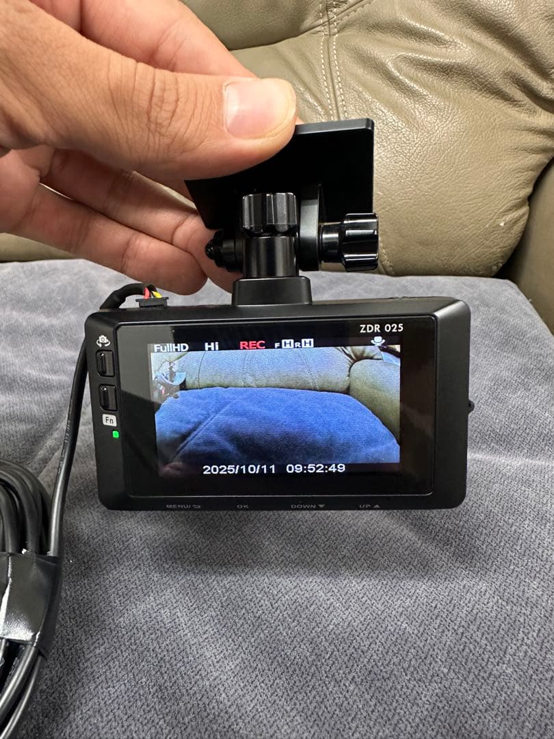 コムテック ZDR 025　前後　ドライブレコーダー