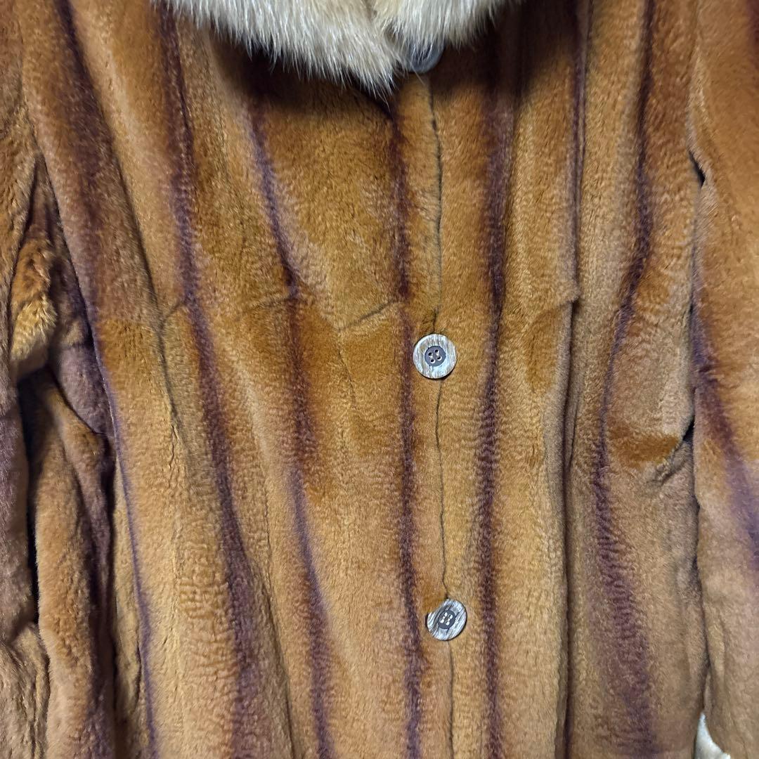 SOBOL ファーロシアンセーブル　リバーシブル　LL ブラウン