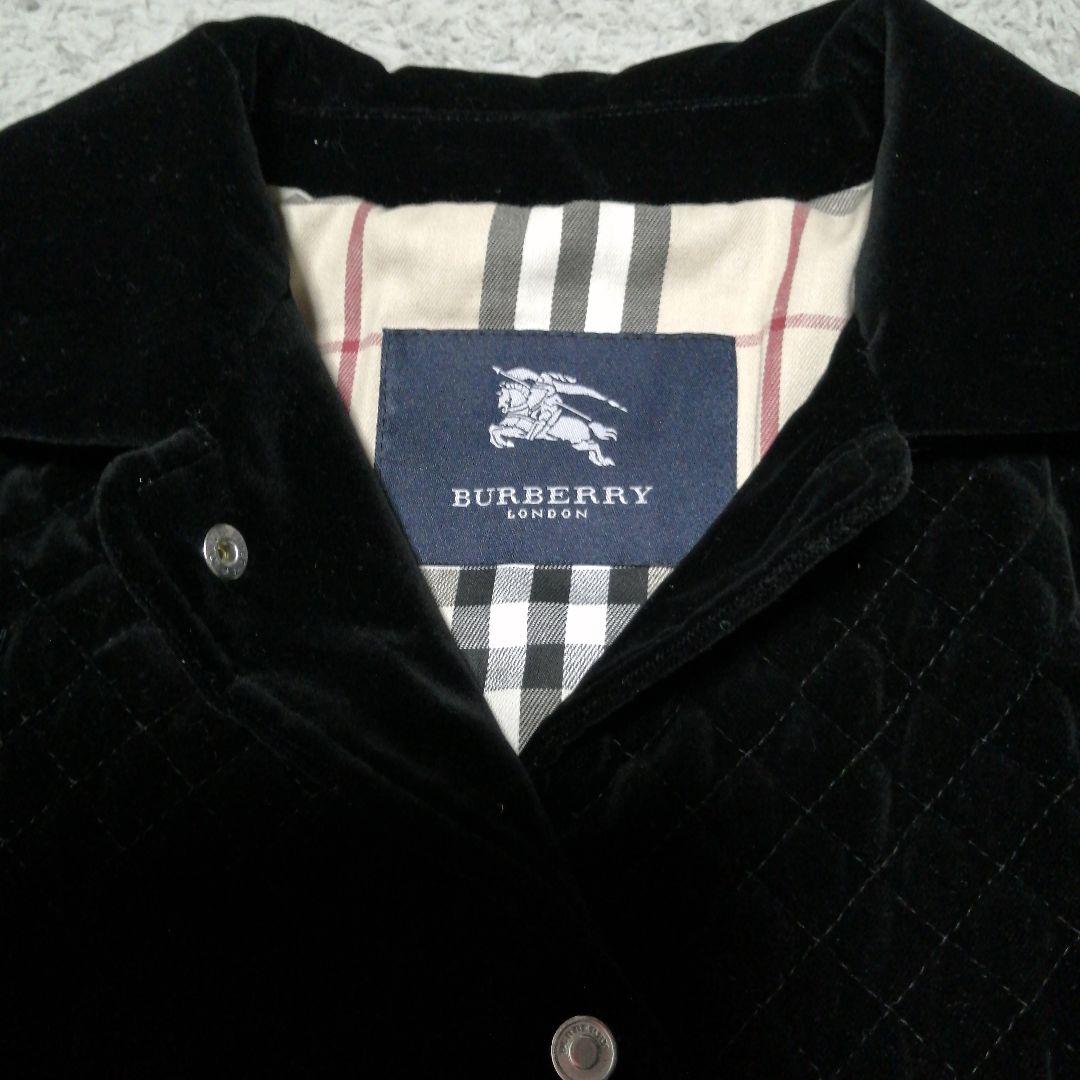 美品　BURBERRY　　LONDON　ブラックノバチェック　コールテン　38