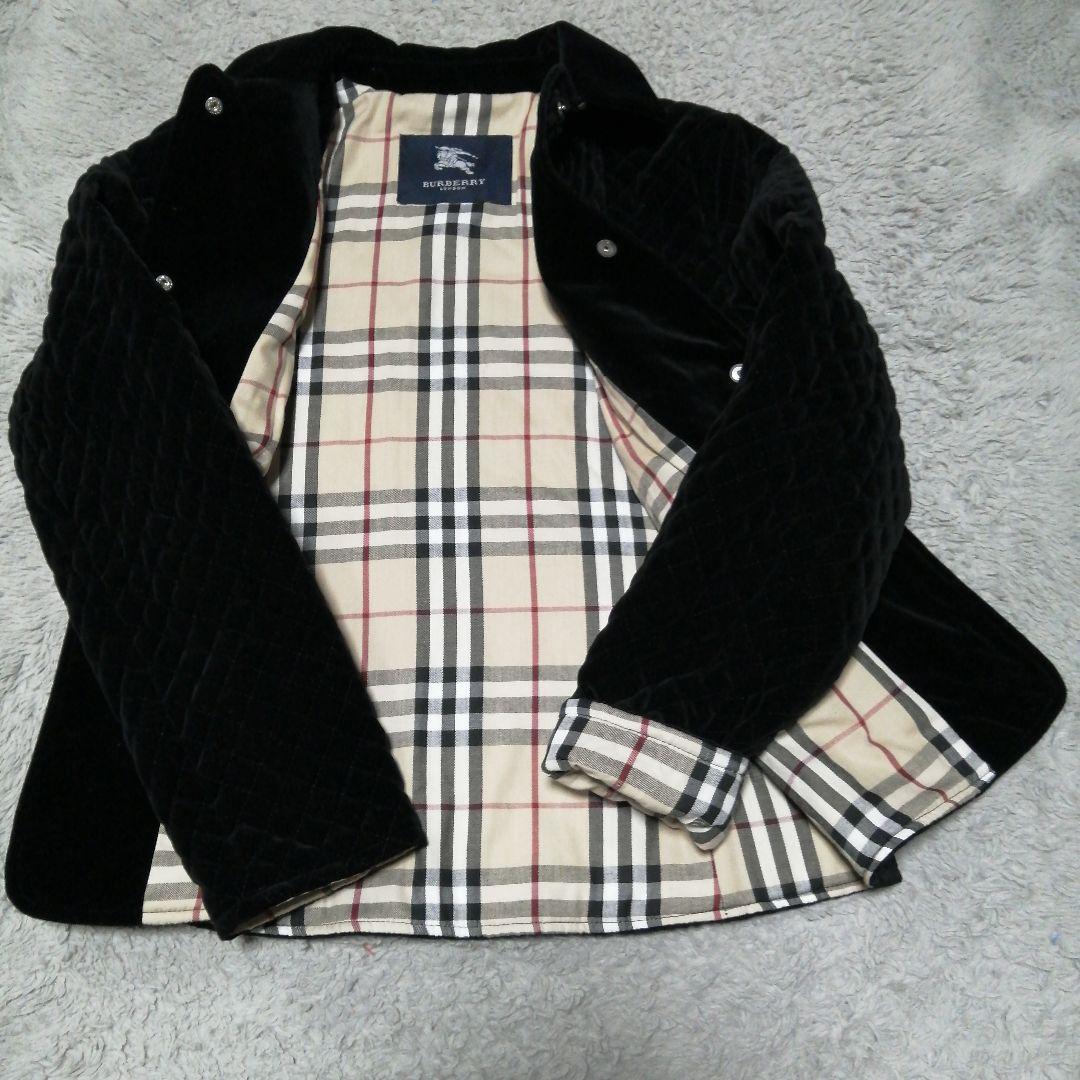 美品　BURBERRY　　LONDON　ブラックノバチェック　コールテン　38