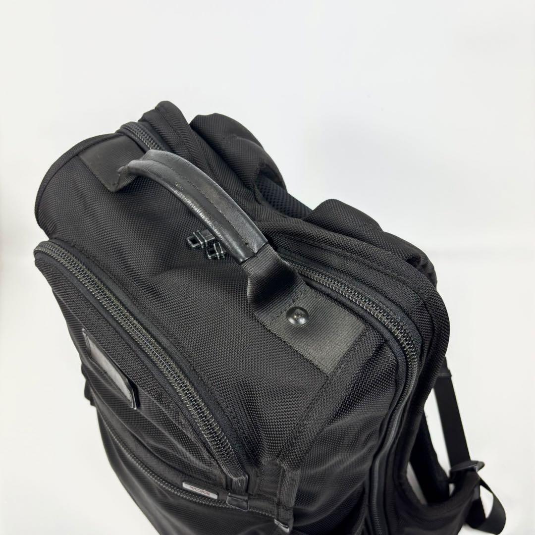 TUMI バックパック 革 黒 ALPHA SLIM SOLUTIONS