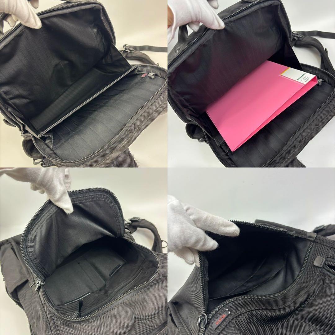 TUMI バックパック 革 黒 ALPHA SLIM SOLUTIONS