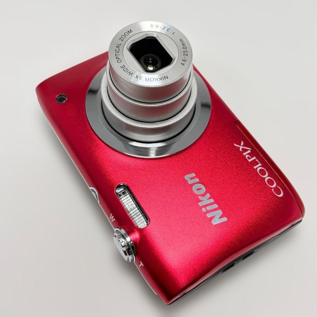 極上美品✨Nikon COOLPIX A100 レッド 動作確認済 未使用級✨