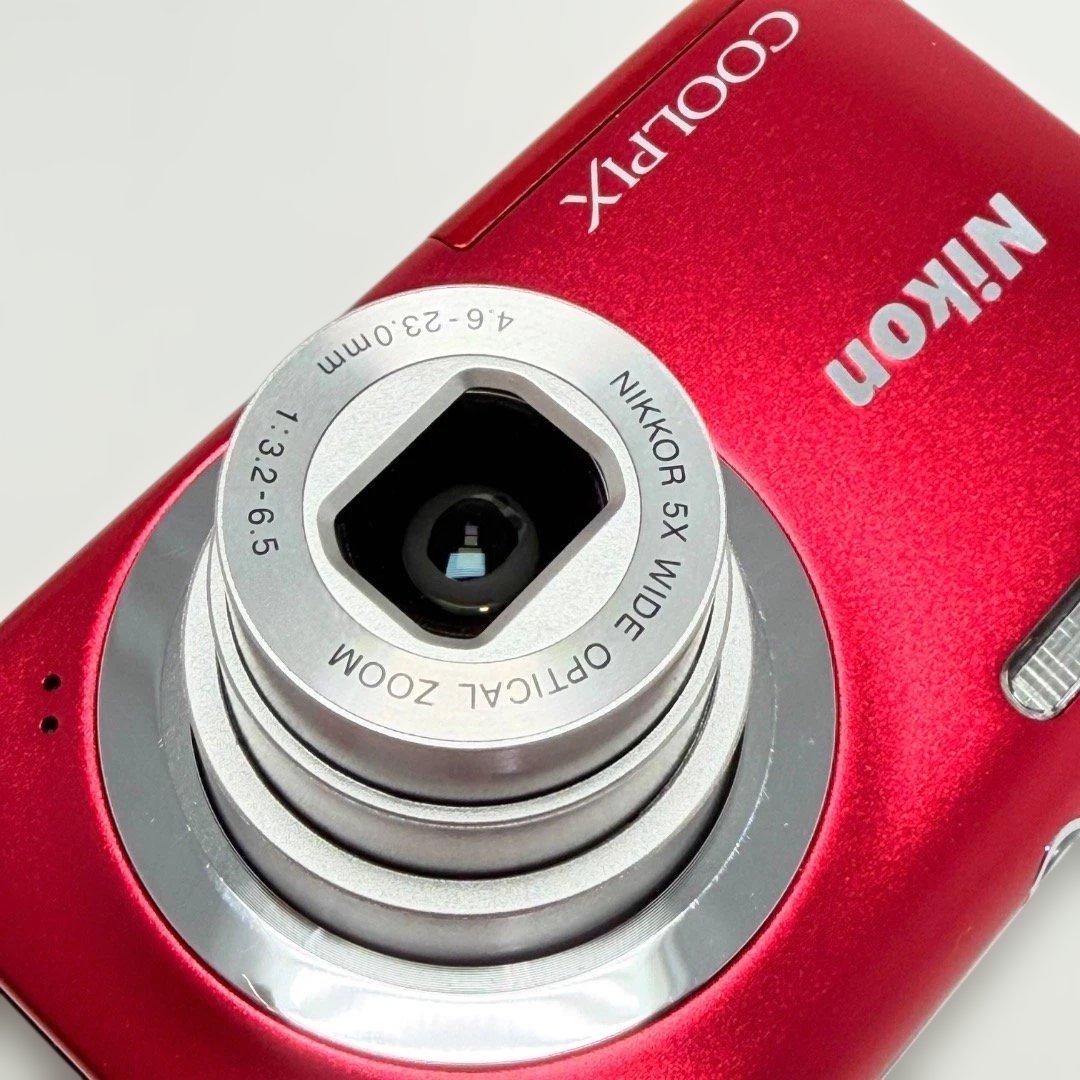 極上美品✨Nikon COOLPIX A100 レッド 動作確認済 未使用級✨