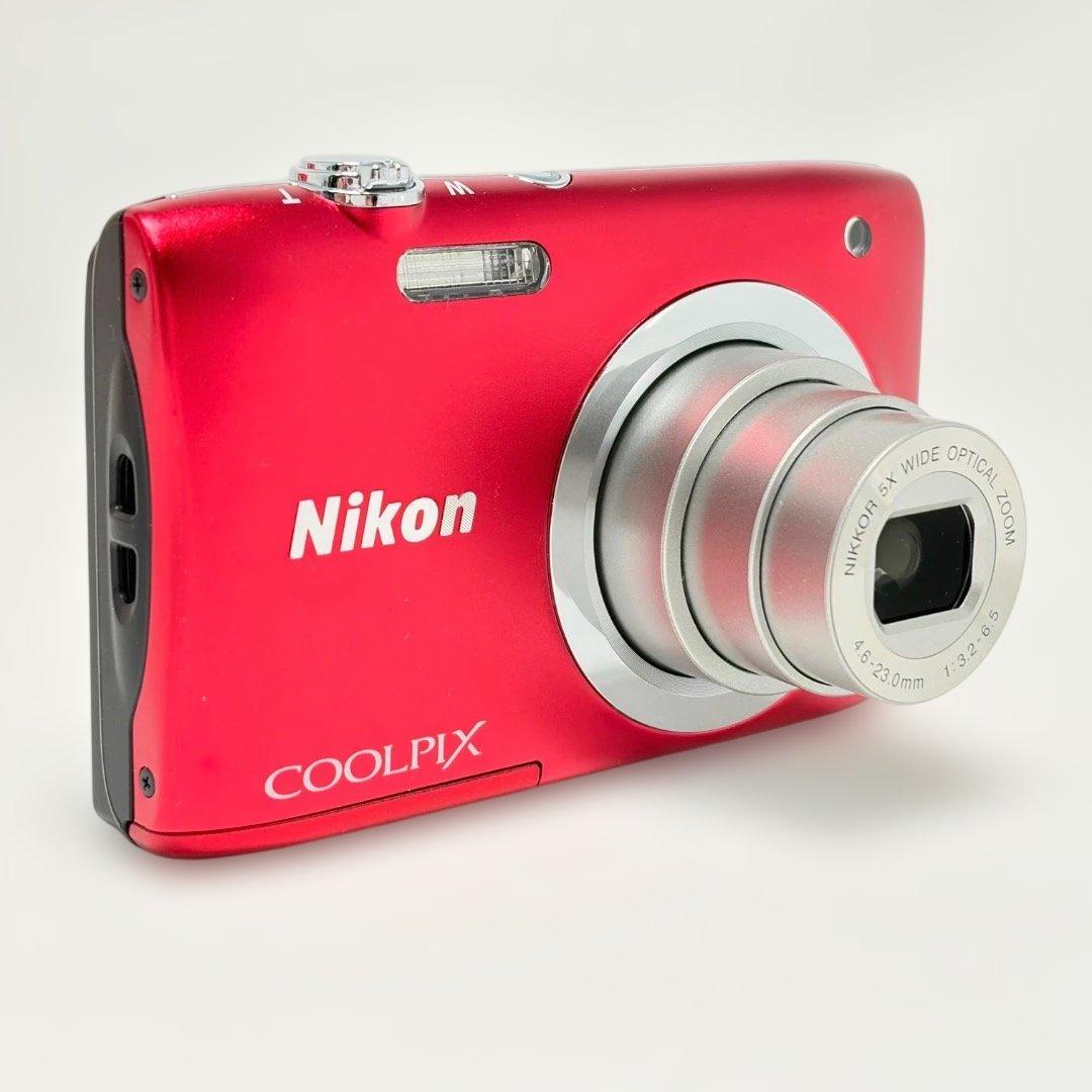 極上美品✨Nikon COOLPIX A100 レッド 動作確認済 未使用級✨
