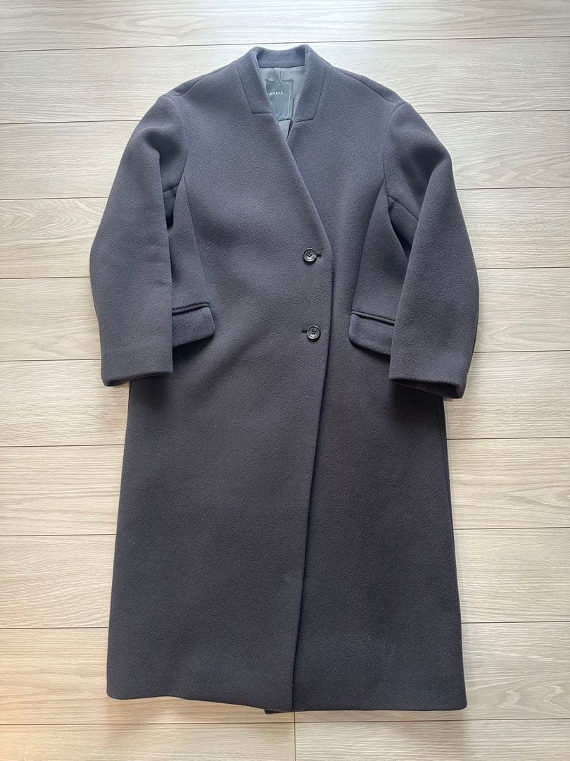 完売品⭐︎Noble カシミヤ MTRチェスターディテールVカラーコート