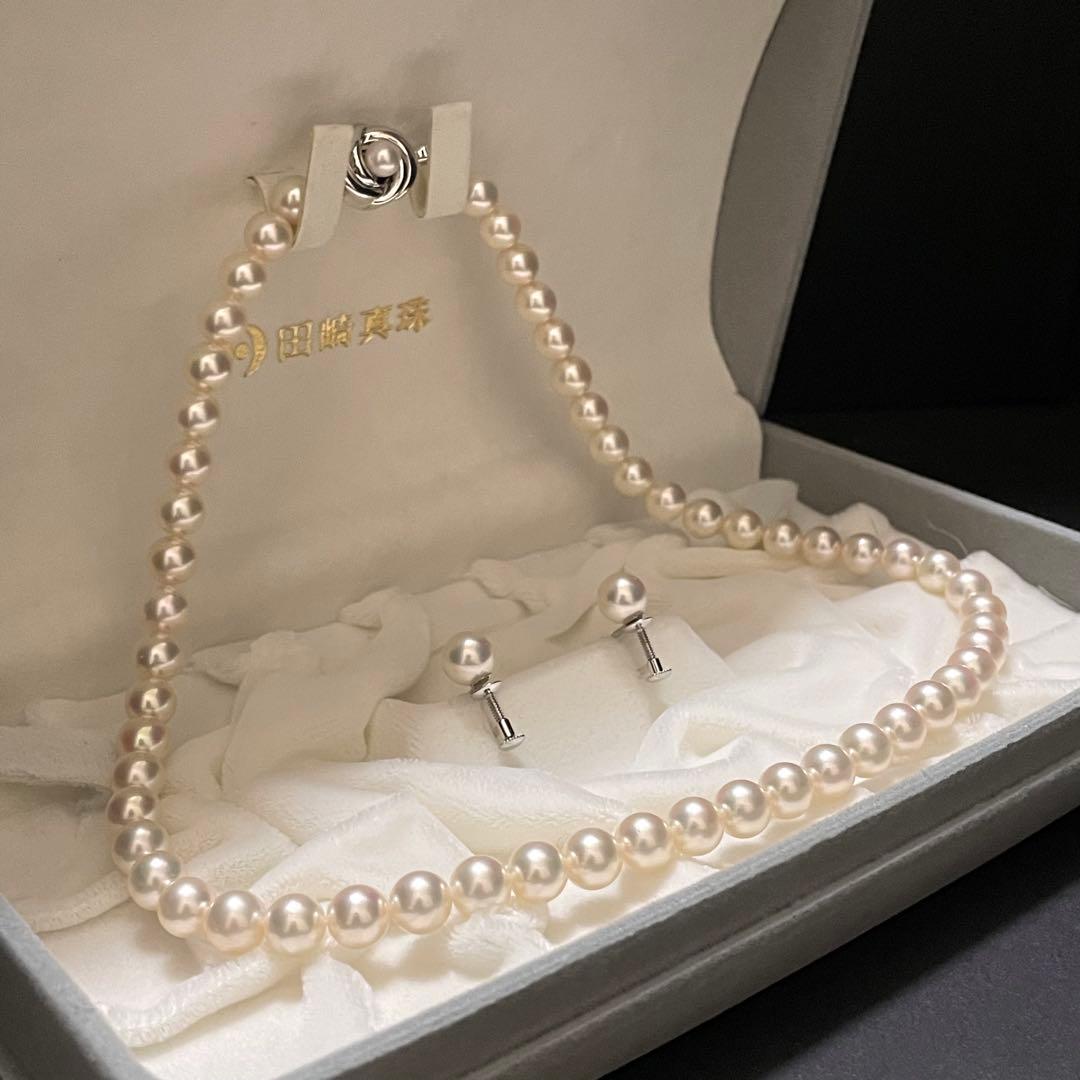 Alfred専用【K14WG✨田崎✨花珠級】あこや本真珠 ネックレス 7.0-7