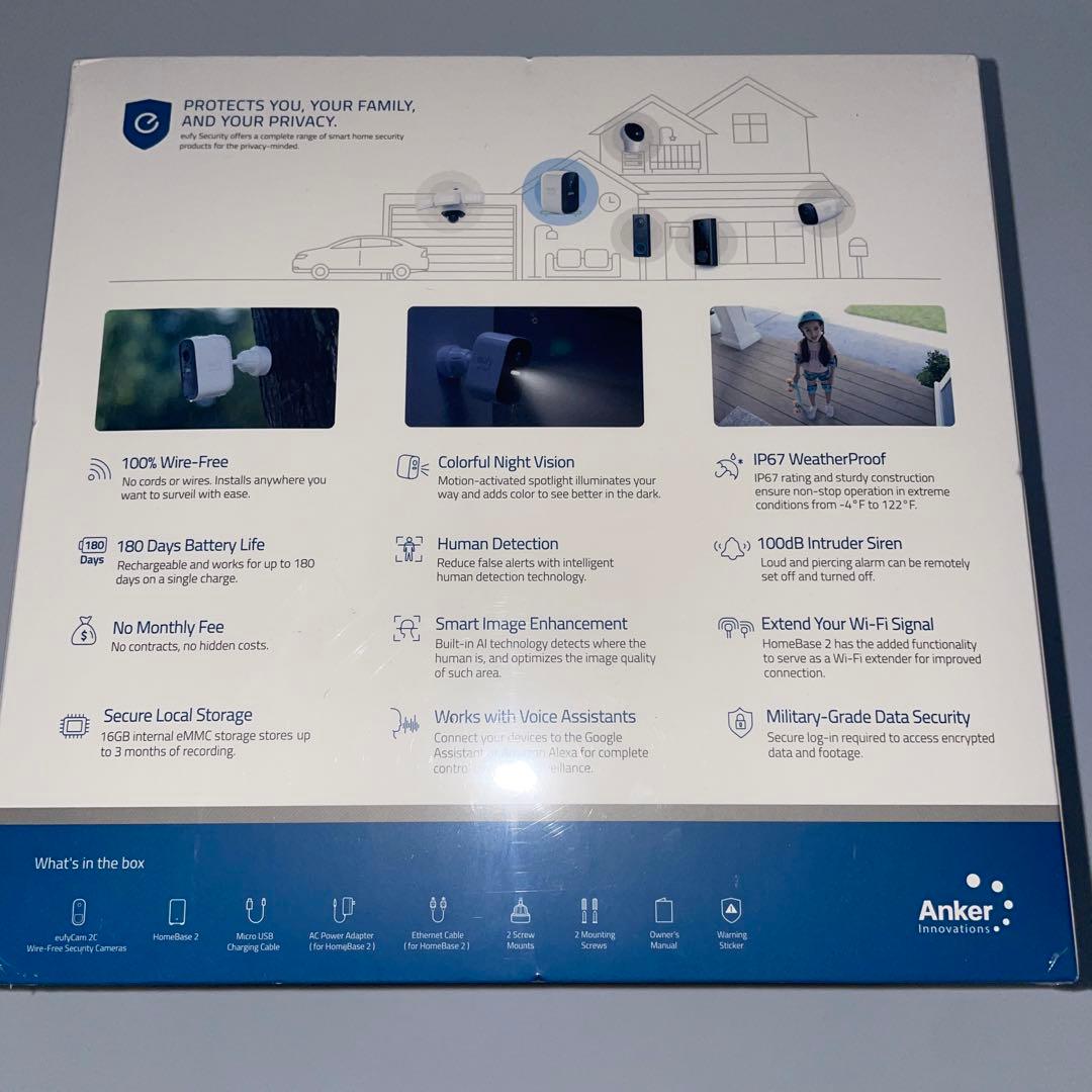 防犯カメラ eufy Security 180days BATTERY LIFE