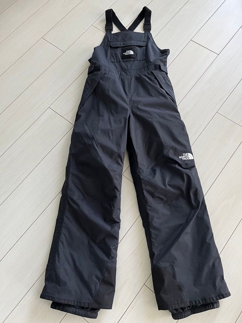 THE NORTH FACE 子ども用　スキーオーバーオール ブラック150㎝