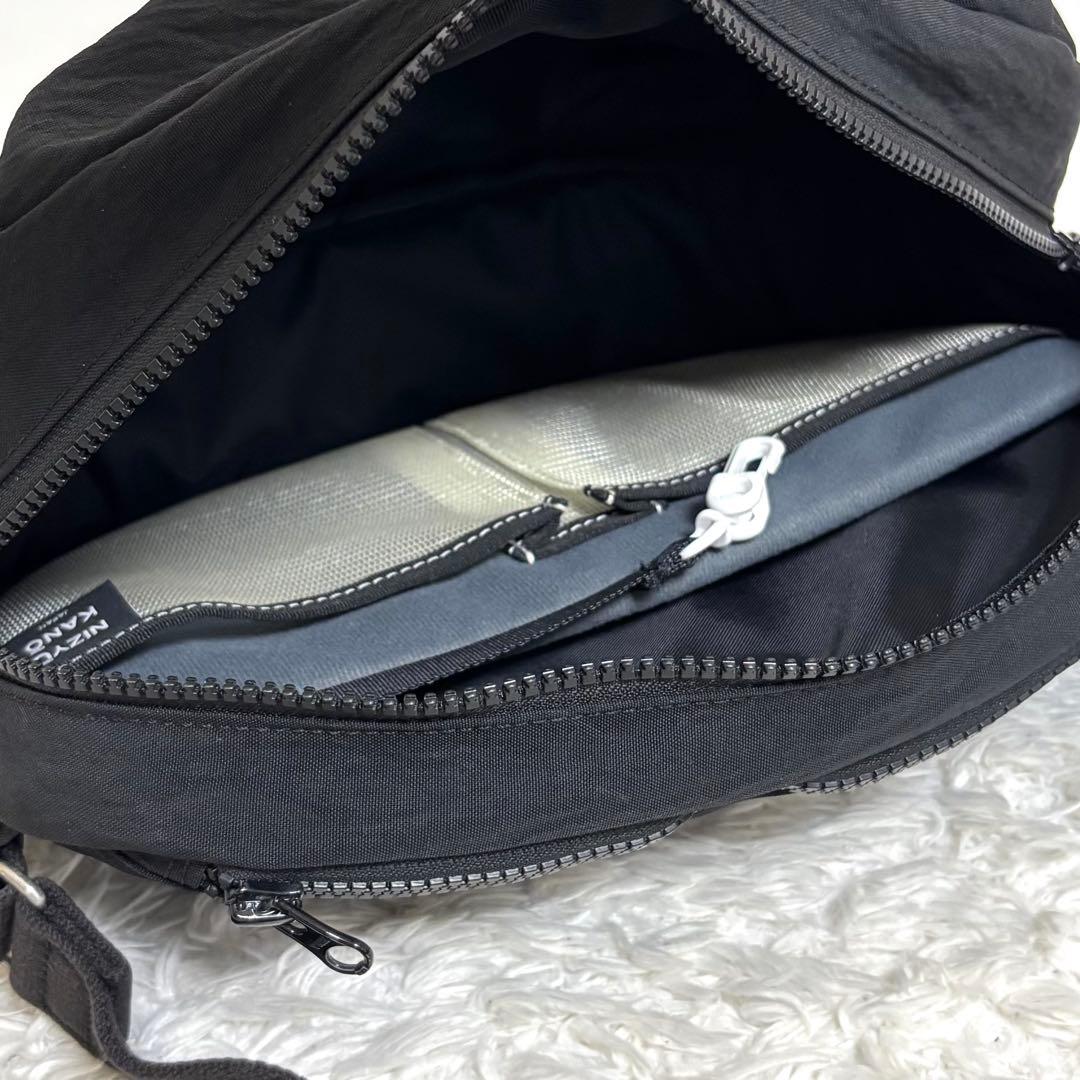 【美品】 NIZYU KANO FUKUI SIWA ナイロン ボディバッグ M