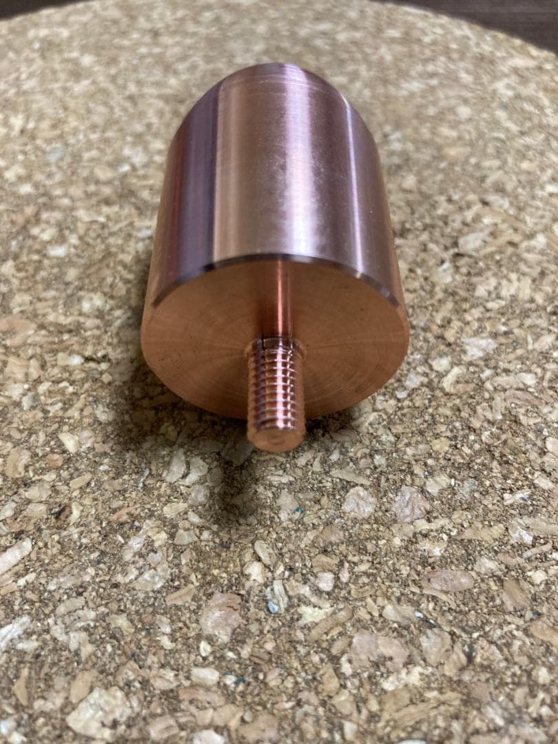 B&W製オリジナルスピーカーフェイズプラグ/銅C1100削り出し/ 2個セット