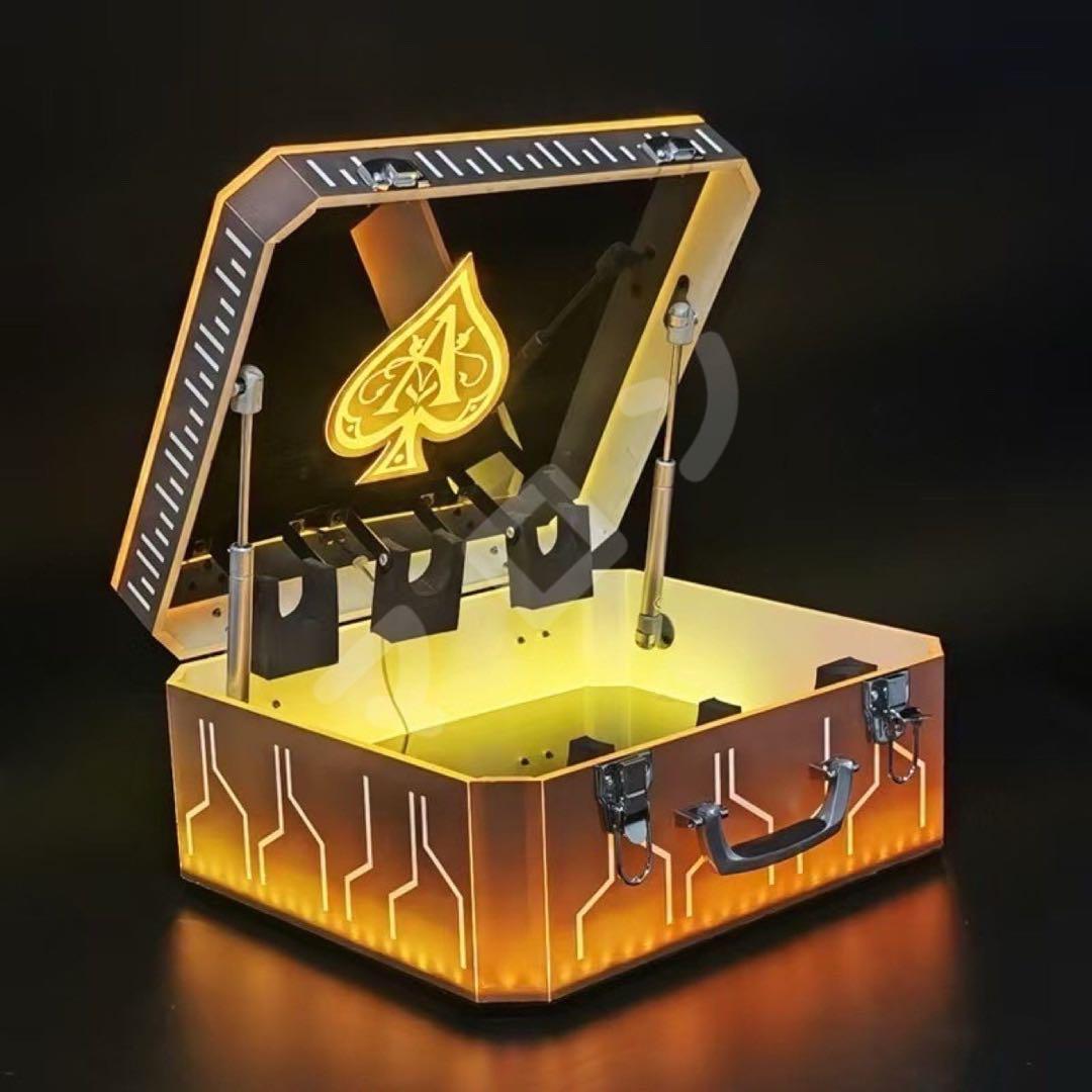 大人気 LED照明付き アルマンドシャンパンアタッシュケース ボックス