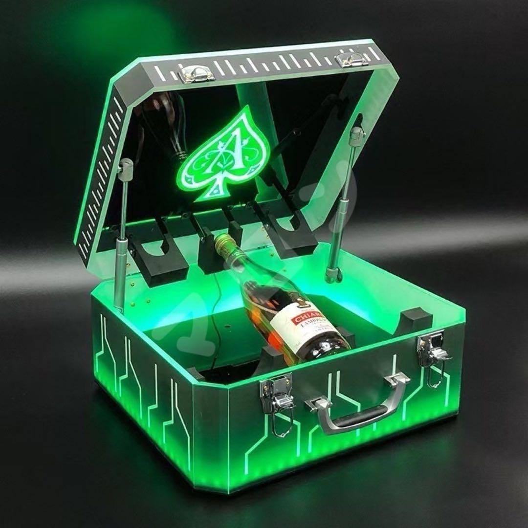 大人気 LED照明付き アルマンドシャンパンアタッシュケース ボックス