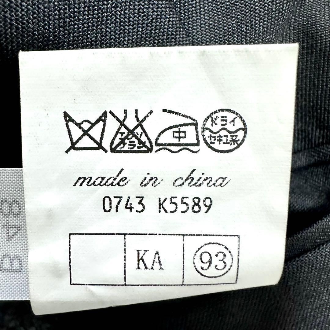 【美品】P.S.FA スーツ 3ピース ブラック 背抜き サイズ92Y6