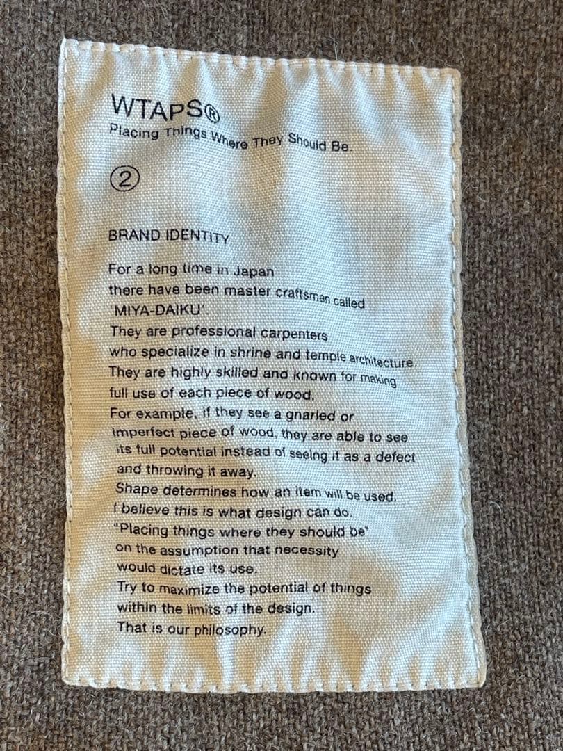 WTAPS B-9/JACKET.COTTON.SATIN ② M