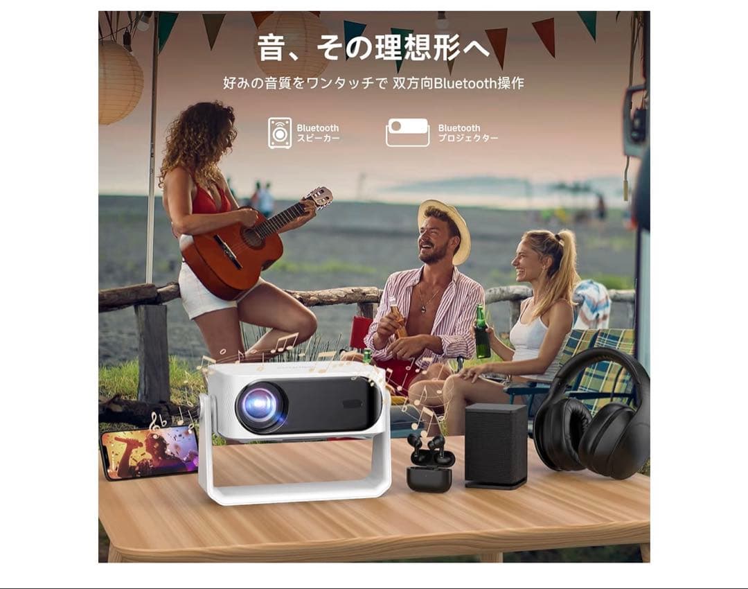 iSinbox プロジェクター 1080P Wi-Fi対応