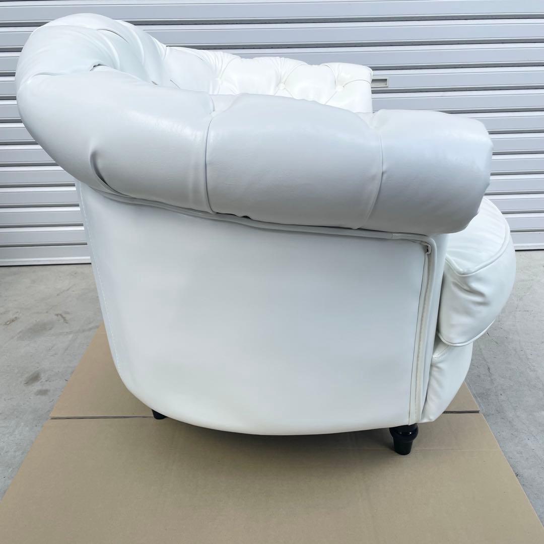 1人掛けソファ シェル型 ホワイト 椅子 チェア 家具 インテリア
