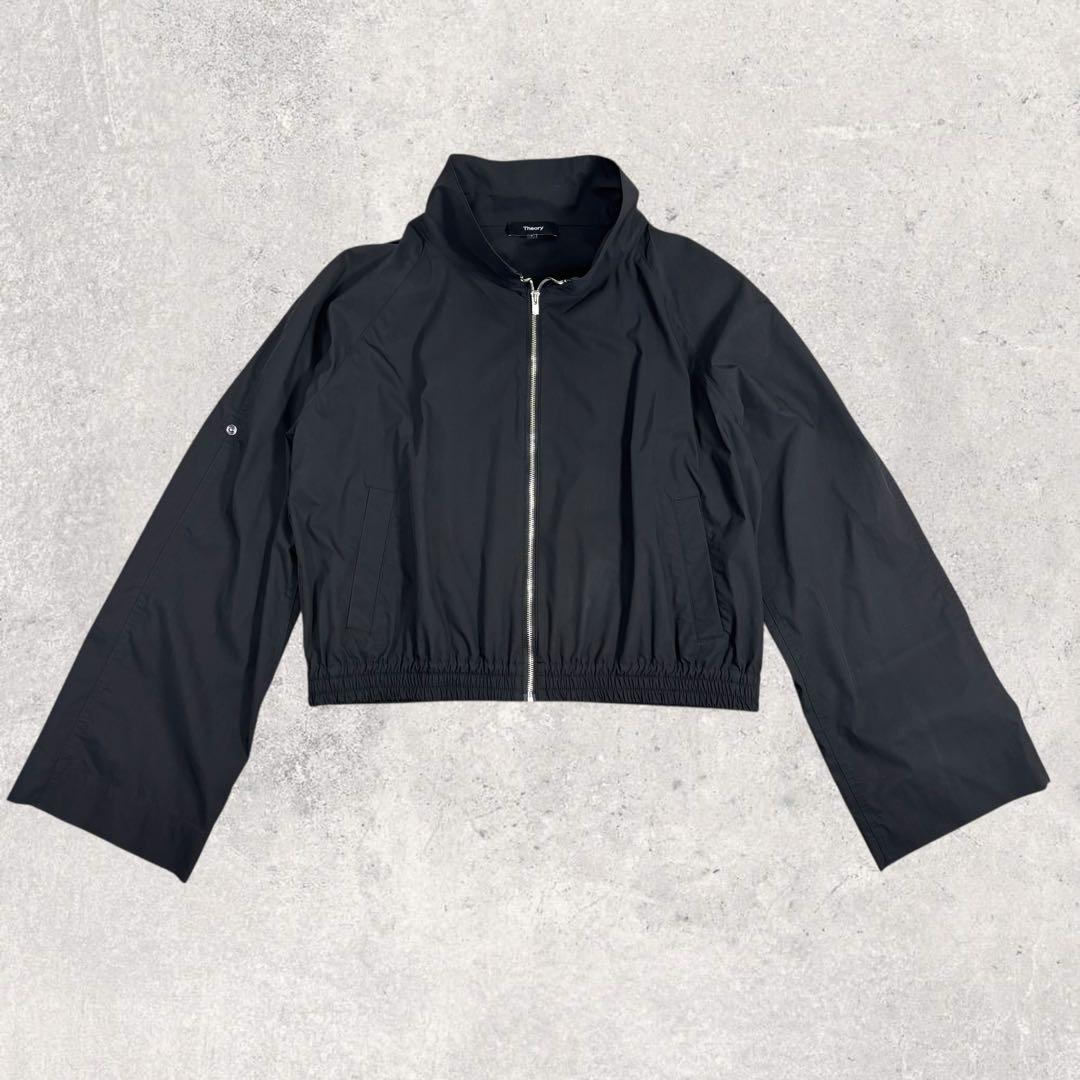 こむぎTheory 23ss アノラック ブルゾン ストレッチローン 黒