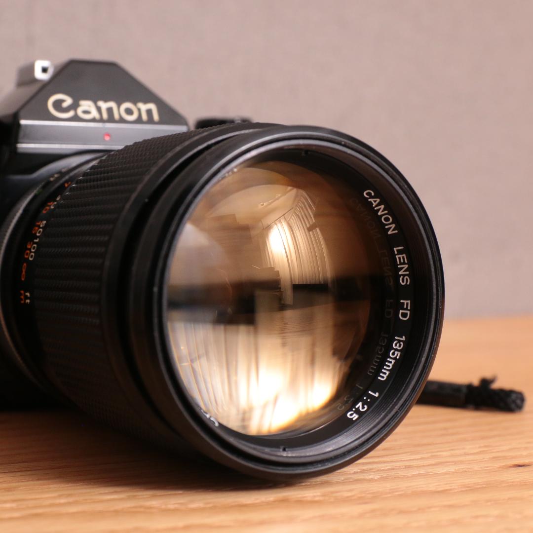 Canon A-1 一眼レフカメラ FD135mm f/2.5 SKYLIGHT