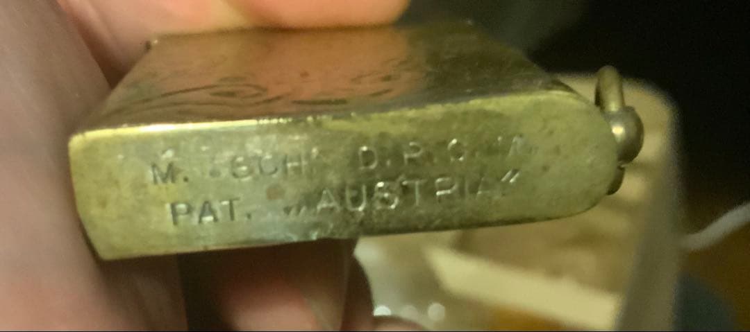 アンティーク 真鍮製ライター