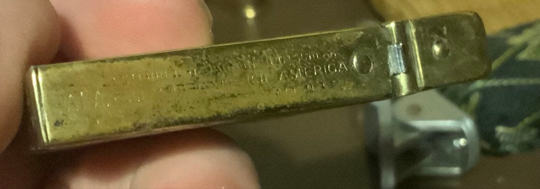 アンティーク 真鍮製ライター